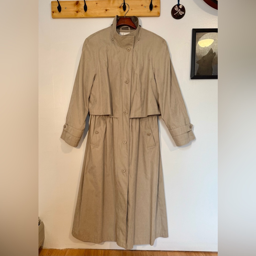 Worthington Beige Women's Trench Coat, Large